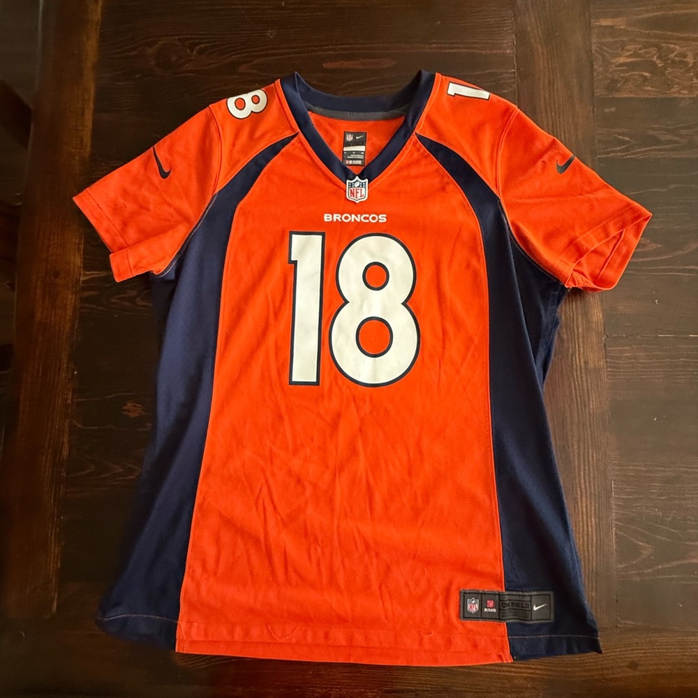 Nike On‎ Field Denver Broncos Peyton Manning Jersey Women’s XL #18.